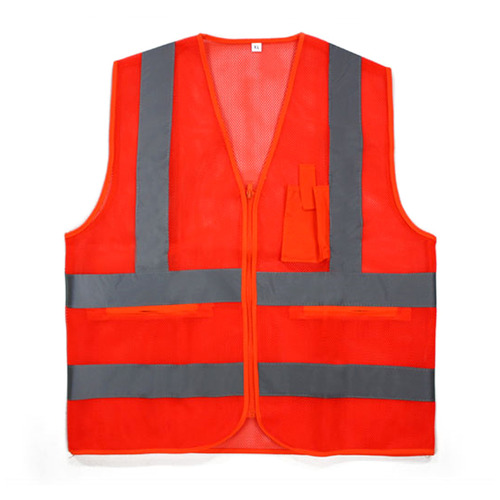 신호수조끼 SM-302-2 사이즈 XL 2XL 3XL 망사 지퍼 3포켓 주황색 회색반사띠.jpg