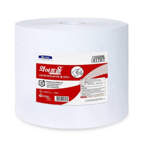 유한킴벌리 와이프올 L20 에어포켓 와이퍼 롤 320m (41707).jpg