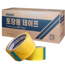 오성 라바 포장용 opp 테이프(투명, 베이지)